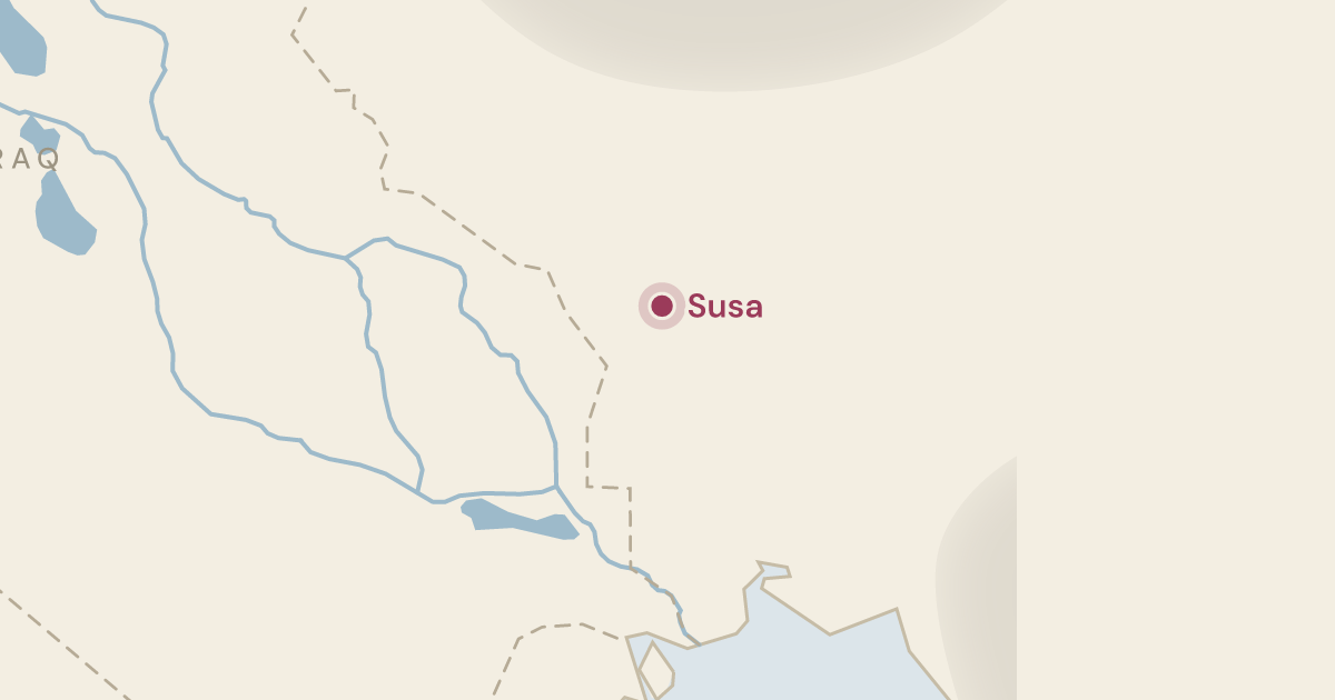 Map of Esther 3: Haman's decree, and a city thrown into confusion — 1 sites plotted