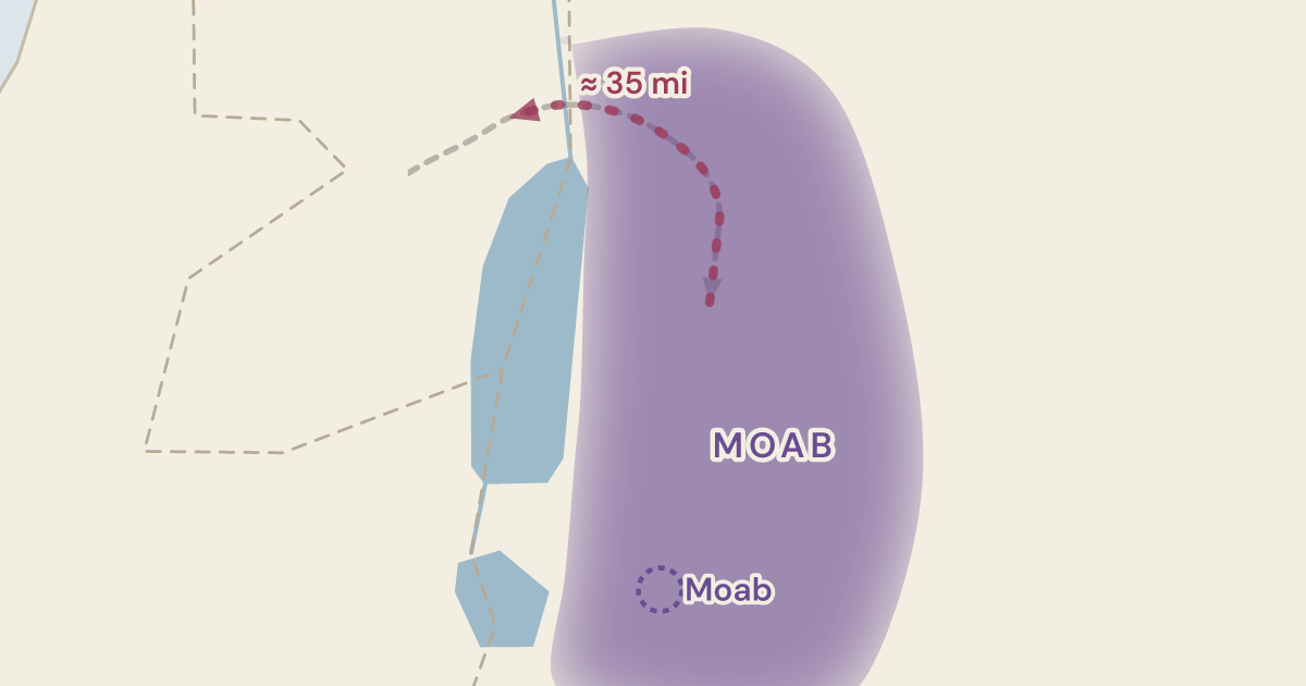 Map of Ruth 1:6: Three widows in Moab, and news that there is bread in Judah again — 0 sites plotted